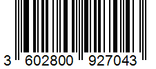 Barcode 3602800927043