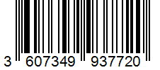 EAN Barcode for 3607349937720