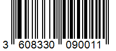 Barcode 3608330090011