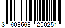 Barcode 3608568200251