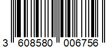 Barcode 3608580006756
