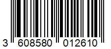 Barcode 3608580012610