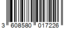 Barcode 3608580017226