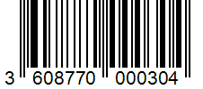 Barcode 3608770000304