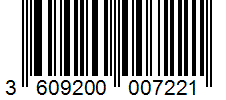 Barcode 3609200007221