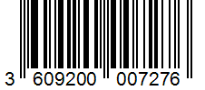 Barcode 3609200007276