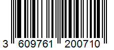 Barcode 3609761200710