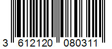 Barcode 3612120080311
