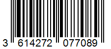 EAN Barcode for 3614272077089