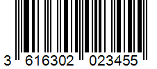 EAN Barcode for 3616302023455