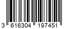 EAN Barcode for 3616304197451