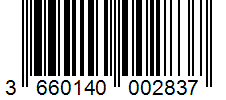 Barcode 3660140002837