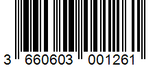 Barcode 3660603001261