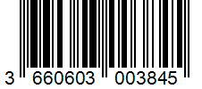 Barcode 3660603003845