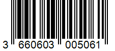 Barcode 3660603005061