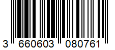 Barcode 3660603080761