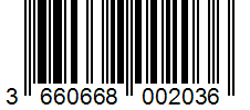Barcode 3660668002036