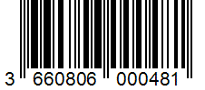 Barcode 3660806000481