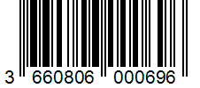 Barcode 3660806000696