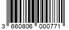 Barcode 3660806000771