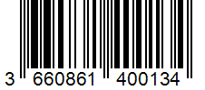 Barcode 3660861400134