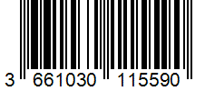 Barcode 3661030115590
