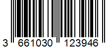 Barcode 3661030123946