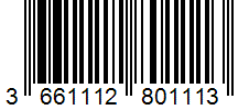 Barcode 3661112801113