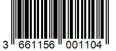 Barcode 3661156001104