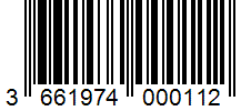 Barcode 3661974000112