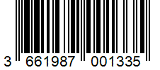 Barcode 3661987001335