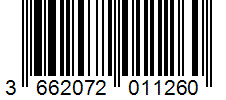 Barcode 3662072011260