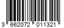 Barcode 3662072011321