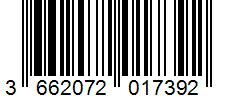 Barcode 3662072017392
