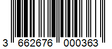 Barcode 3662676000363