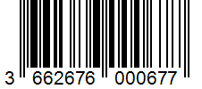 Barcode 3662676000677