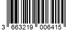 Barcode 3663219006415