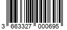 Barcode 3663327000695