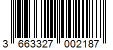 Barcode 3663327002187