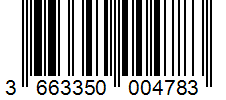 Barcode 3663350004783