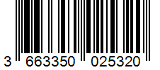 Barcode 3663350025320