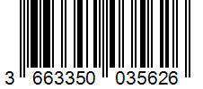 Barcode 3663350035626
