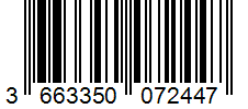 Barcode 3663350072447