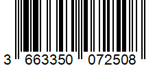 Barcode 3663350072508
