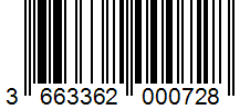 Barcode 3663362000728