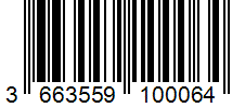 Barcode 3663559100064
