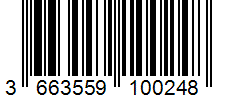 Barcode 3663559100248