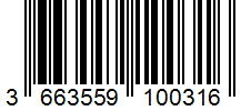 Barcode 3663559100316