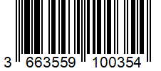 Barcode 3663559100354