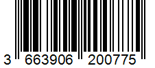 Barcode 3663906200775